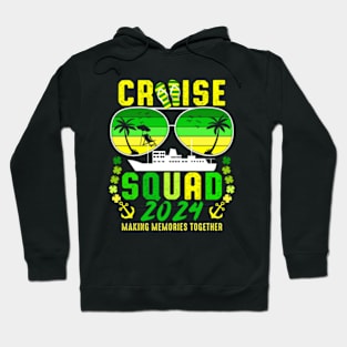 St Patrick's Day Cruise Squad 2024 Family Matching Trip Hoodie